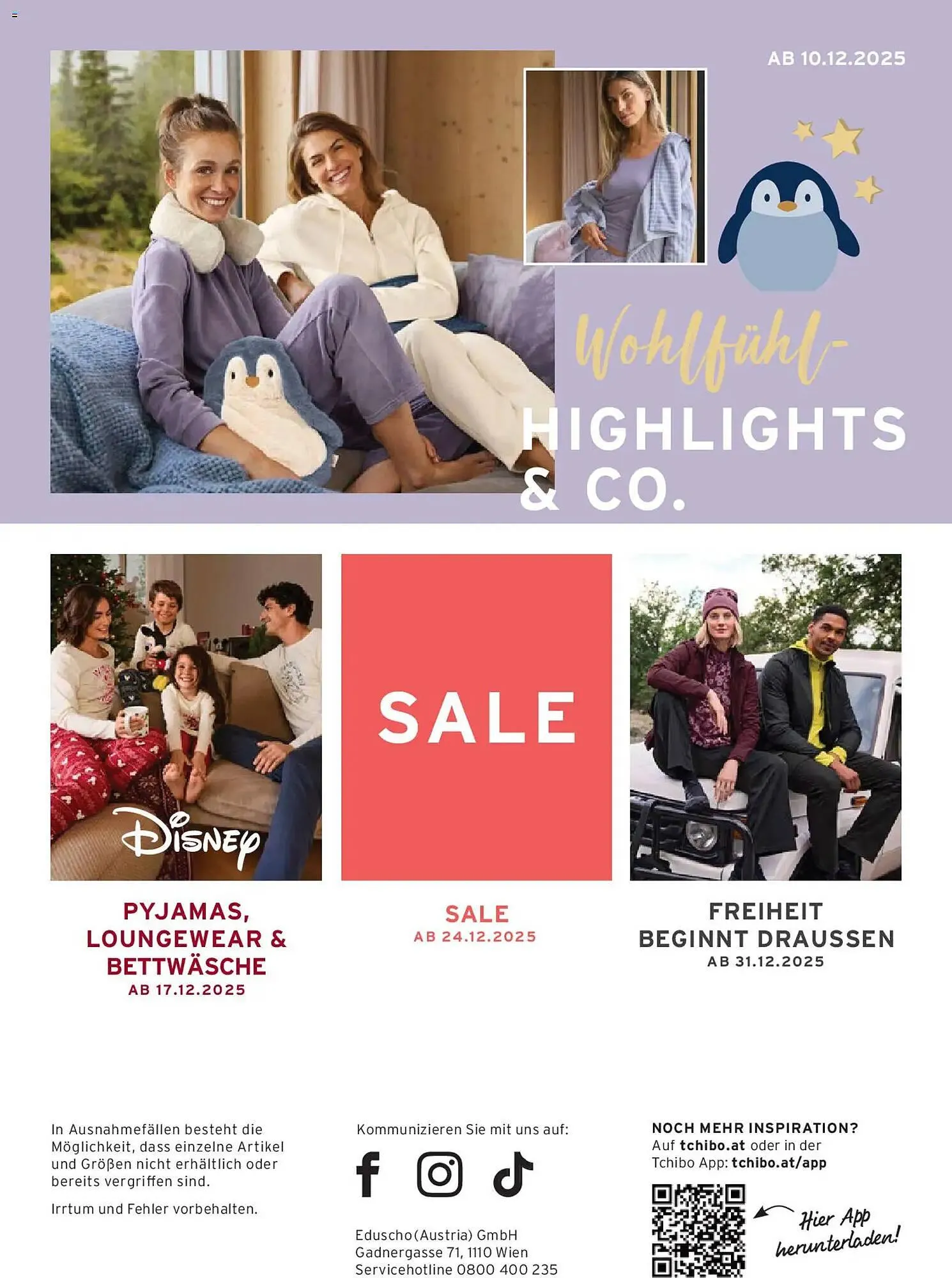 Tchibo Eduscho Flugblatt von 3. Dezember bis 10. Dezember 2025 - Flugblätt seite 22