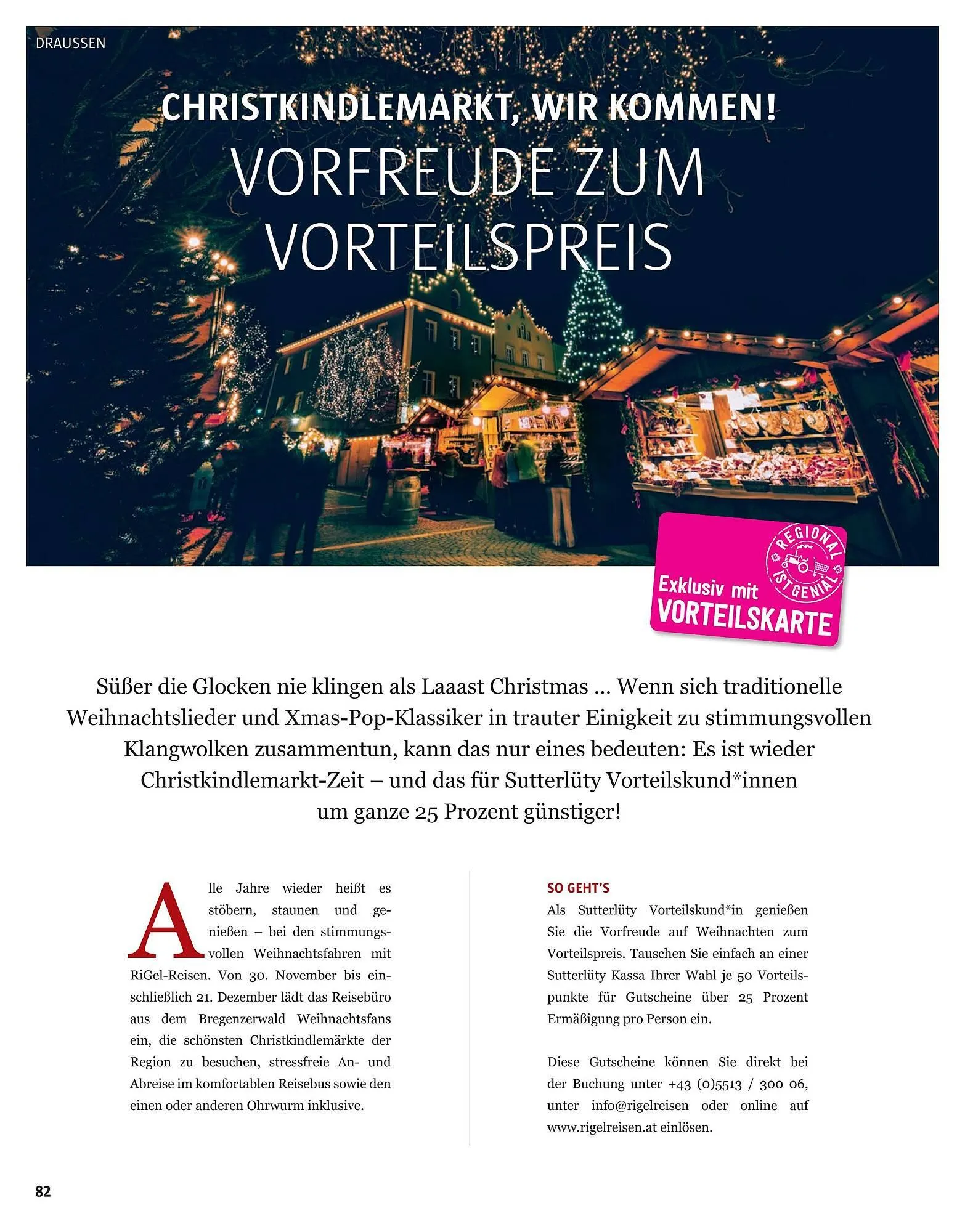 Sutterlüty Flugblatt von 19. November bis 9. Dezember 2024 - Flugblätt seite 82