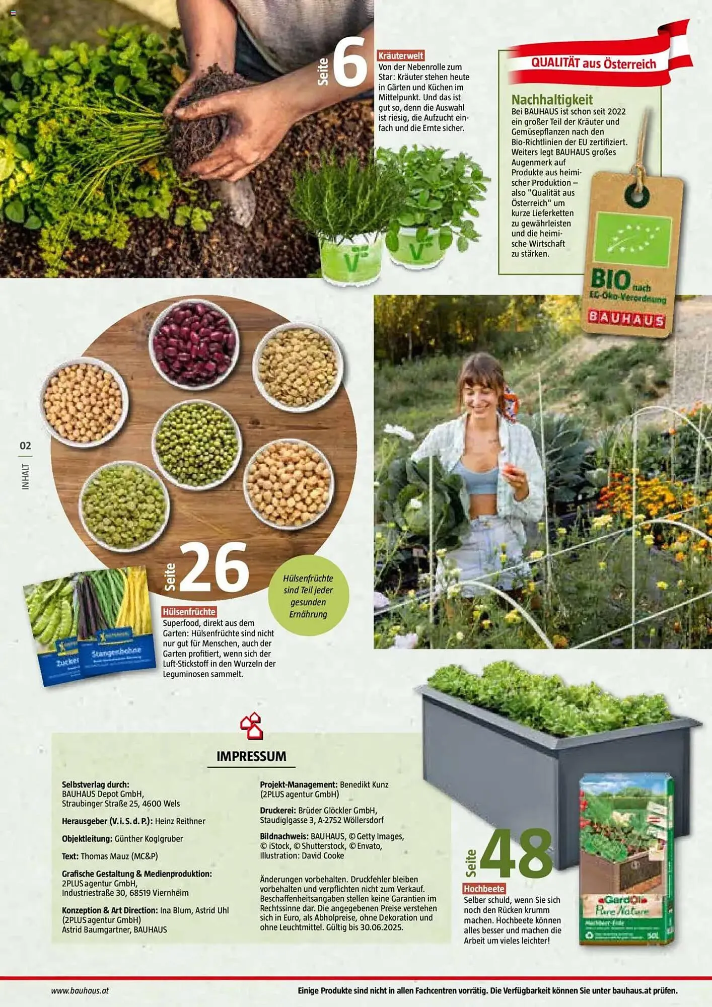 Bauhaus Flugblatt von 1. Juli bis 6. März 2026 - Flugblätt seite 2