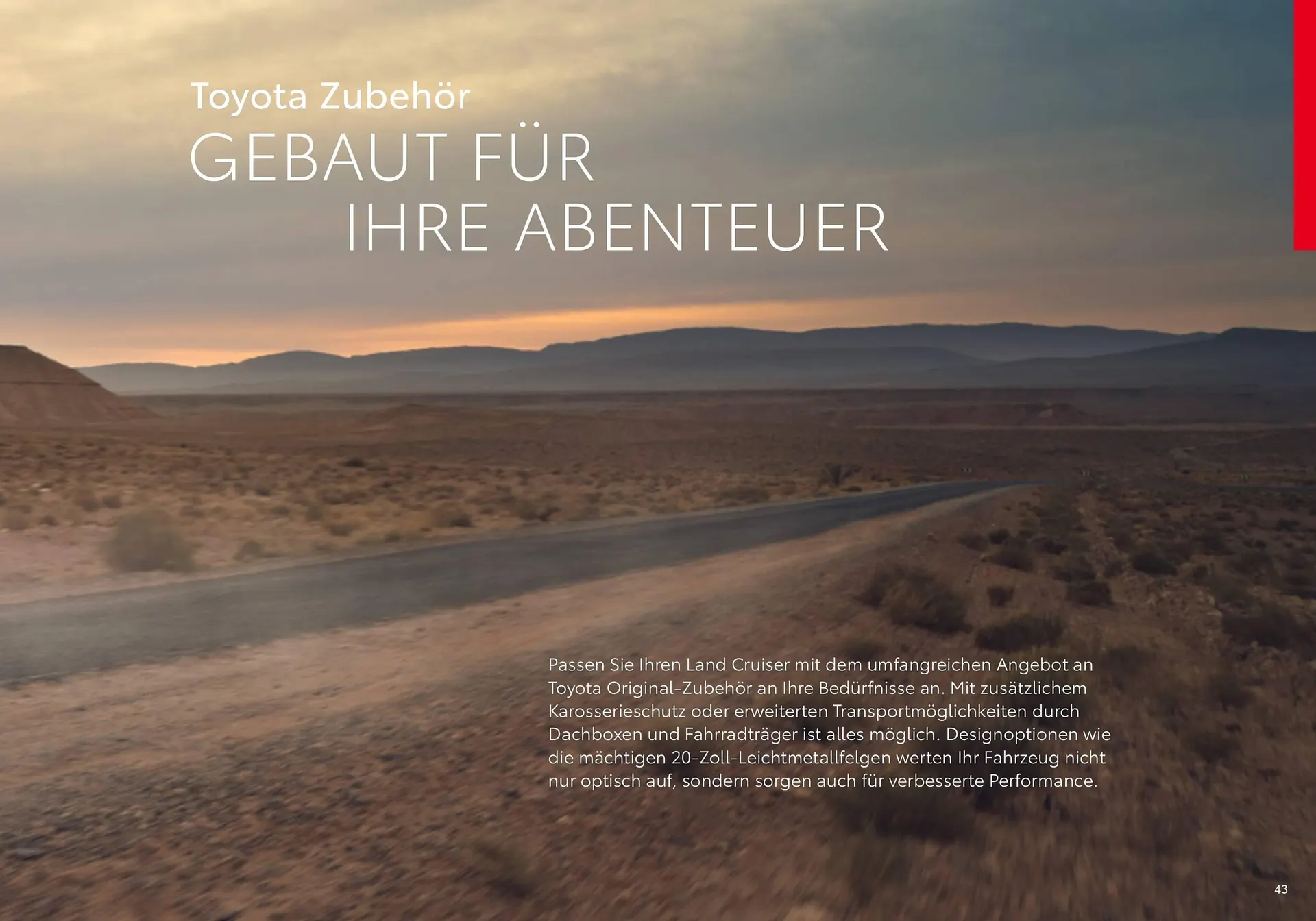 Toyota Flugblatt von 1. April bis 20. Oktober 2026 - Flugblätt seite  43