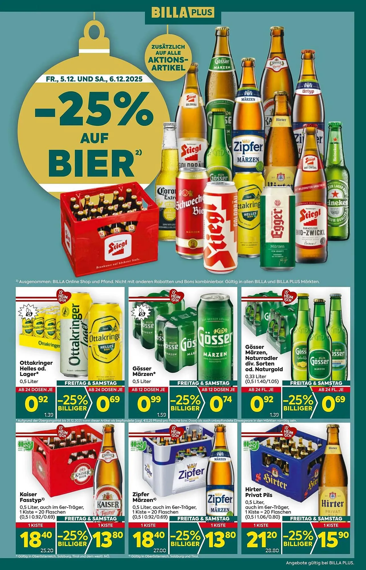 Billa Corso Flugblatt von 4. Dezember bis 10. Dezember 2025 - Flugblätt seite  3