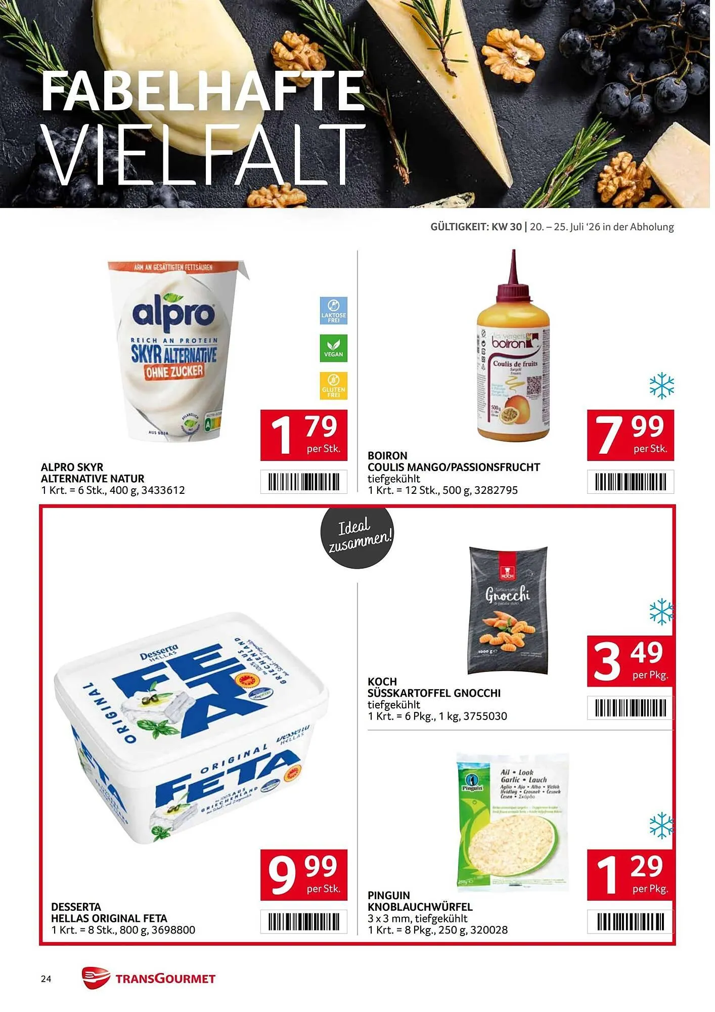 Transgourmet Flugblatt von 20. Juli bis 25. Juli 2026 - Flugblätt seite  23