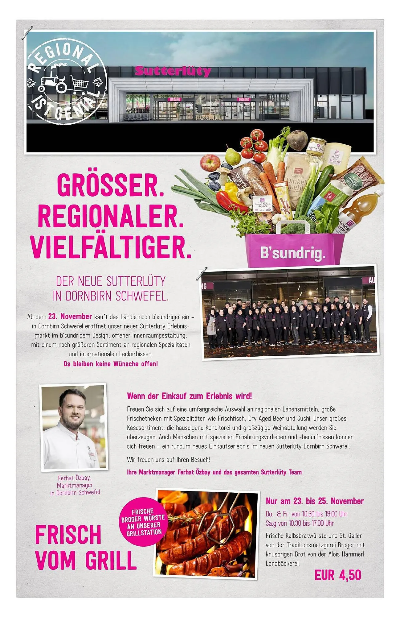 Sutterlüty Flugblatt von 23. November bis 7. Dezember 2023 - Flugblätt seite  2