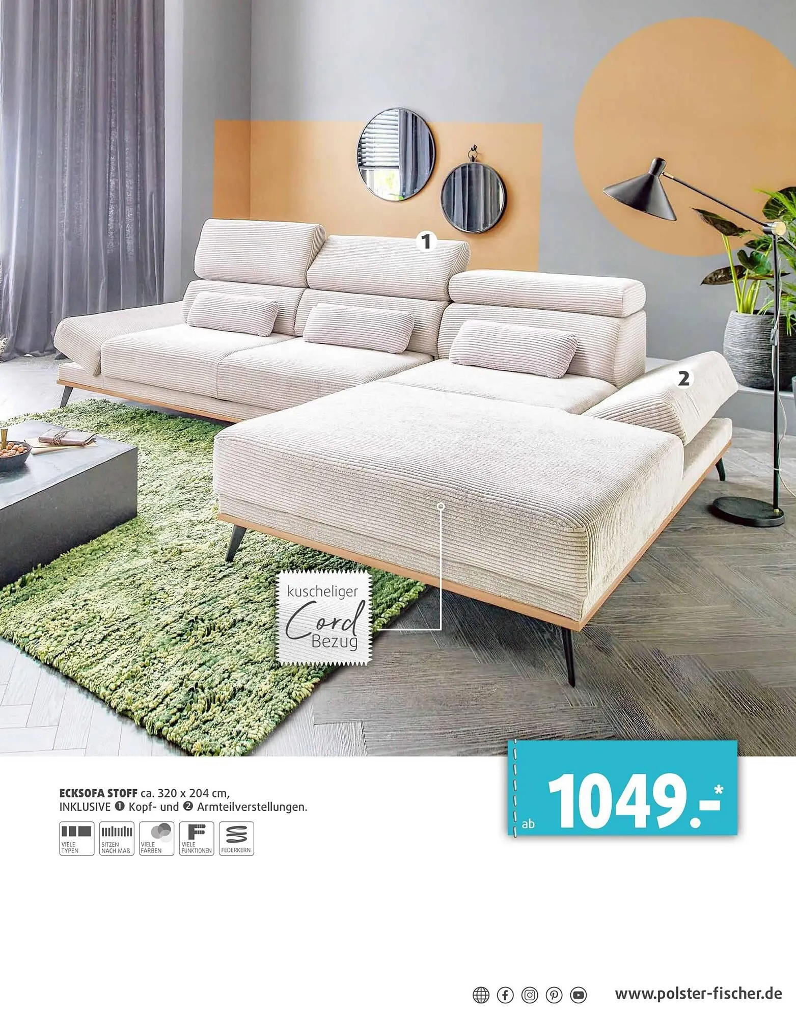 Polstermöbel Fischer Flugblatt von 15. Februar bis 17. März 2024 - Flugblätt seite 19