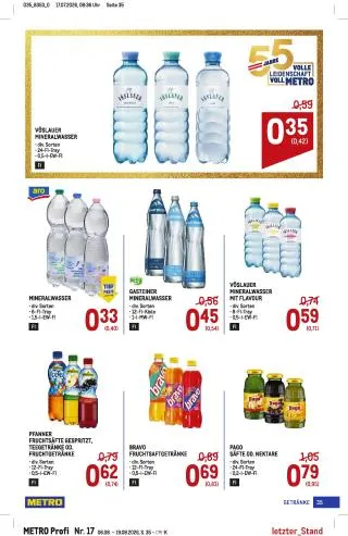 METRO Flugblatt - Profi von 6. August bis 19. August 2026 - Flugblätt seite 35