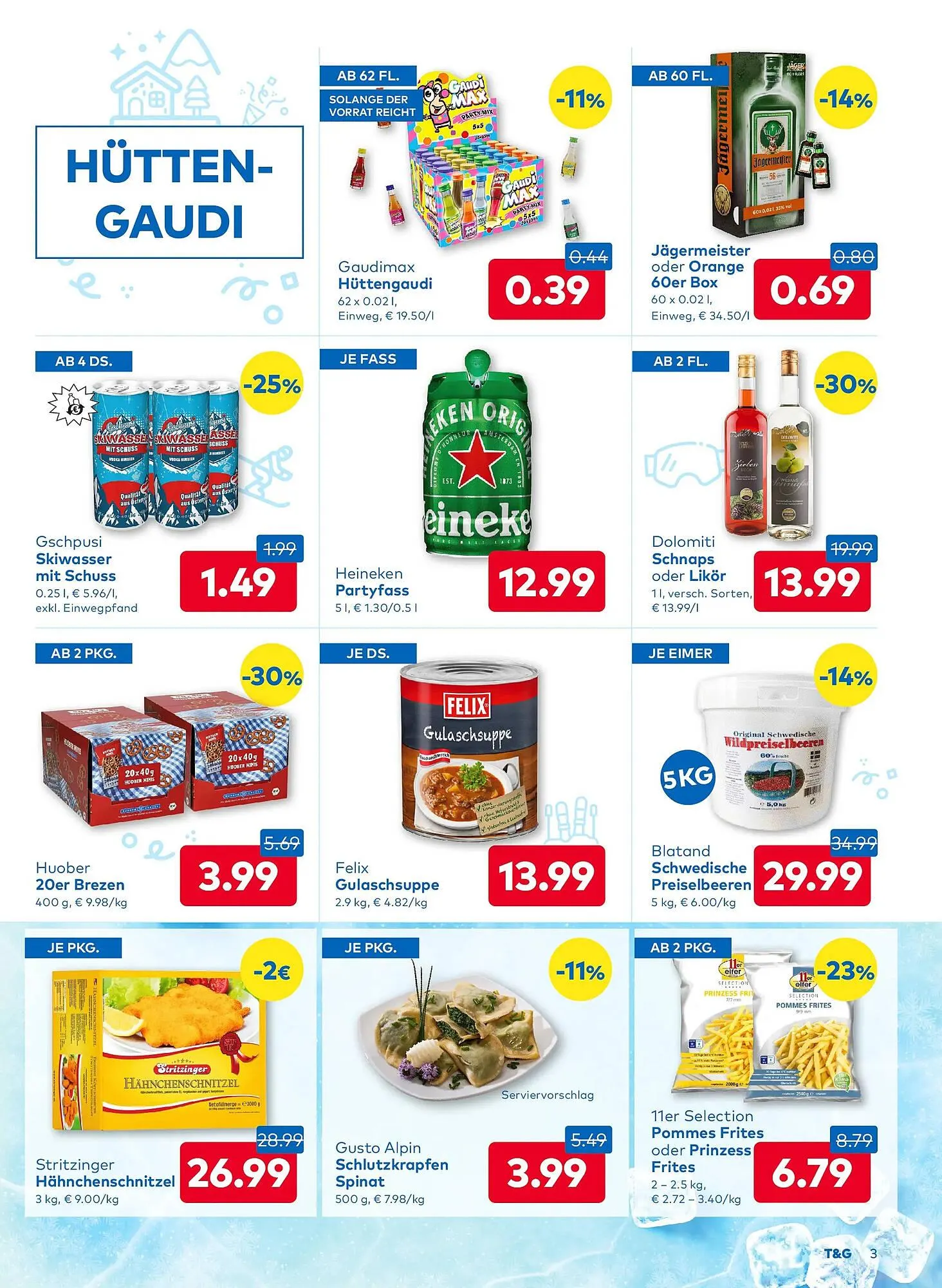 T&G Flugblatt von 15. Jänner bis 28. Jänner 2026 - Flugblätt seite  3