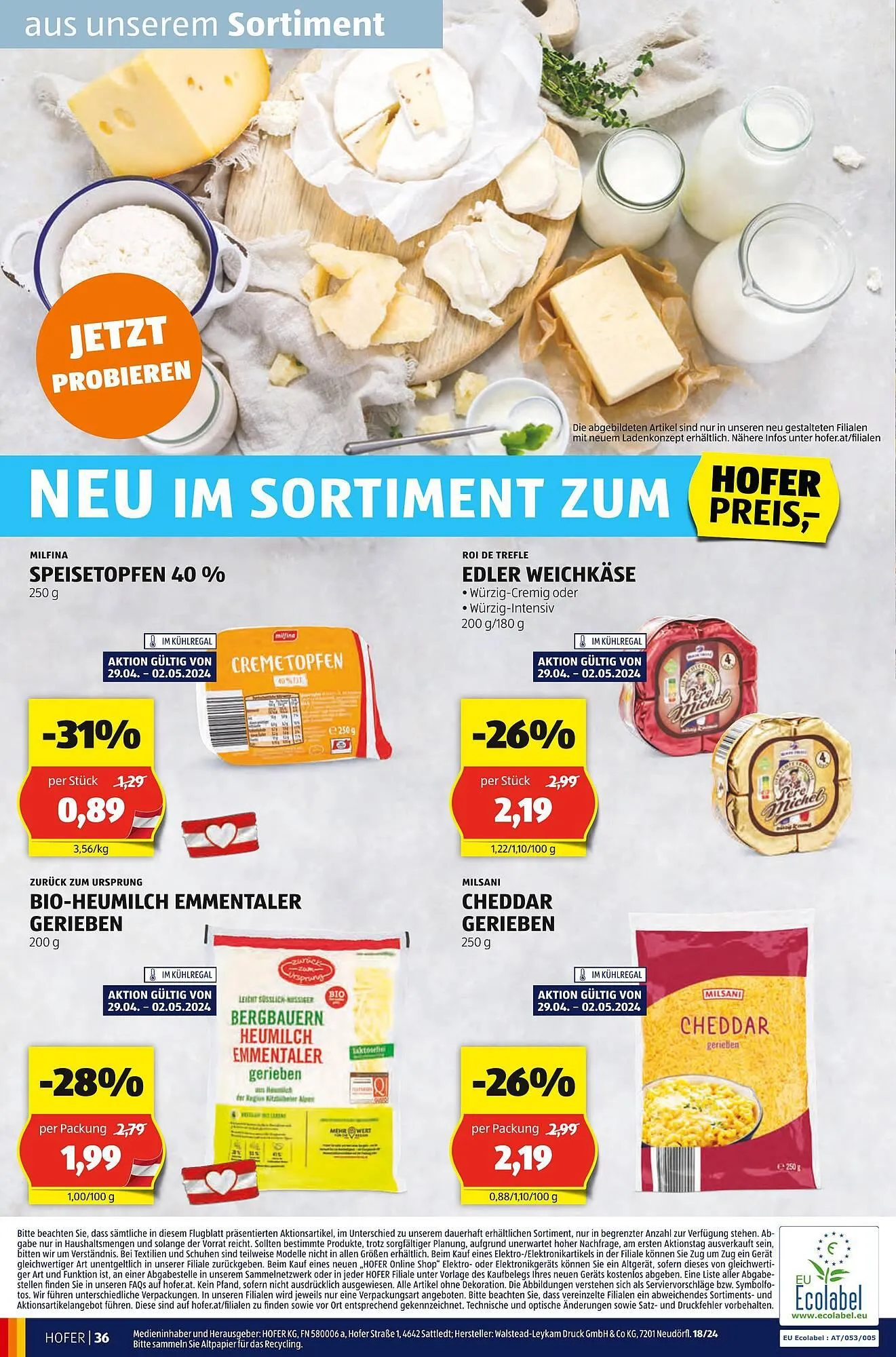 Hofer Flugblatt von 26. April bis 2. Mai 2024 - Flugblätt seite 40