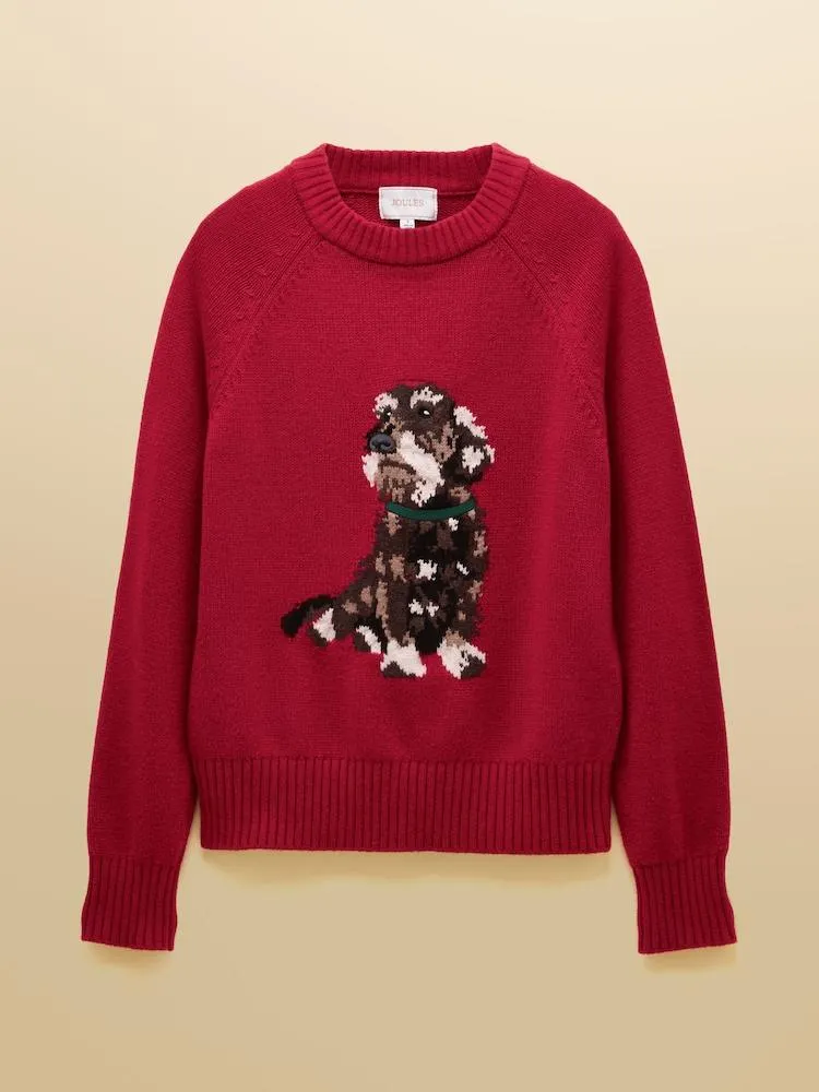 Joules – Pullover aus Baumwollmischung mit Intarsienmuster und normaler Passform