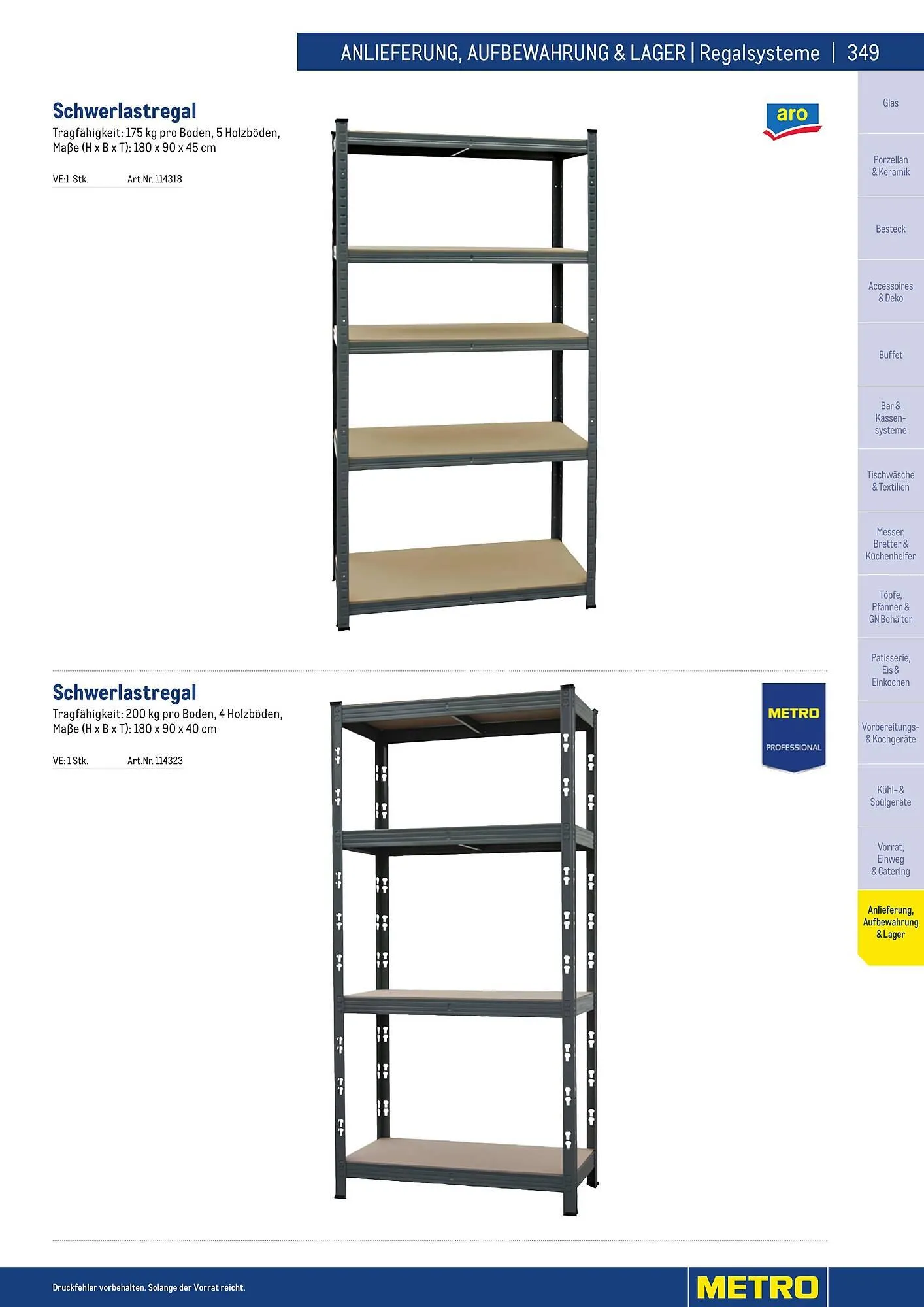 Metro Flugblatt von 25. März bis 31. Dezember 2026 - Flugblätt seite  349