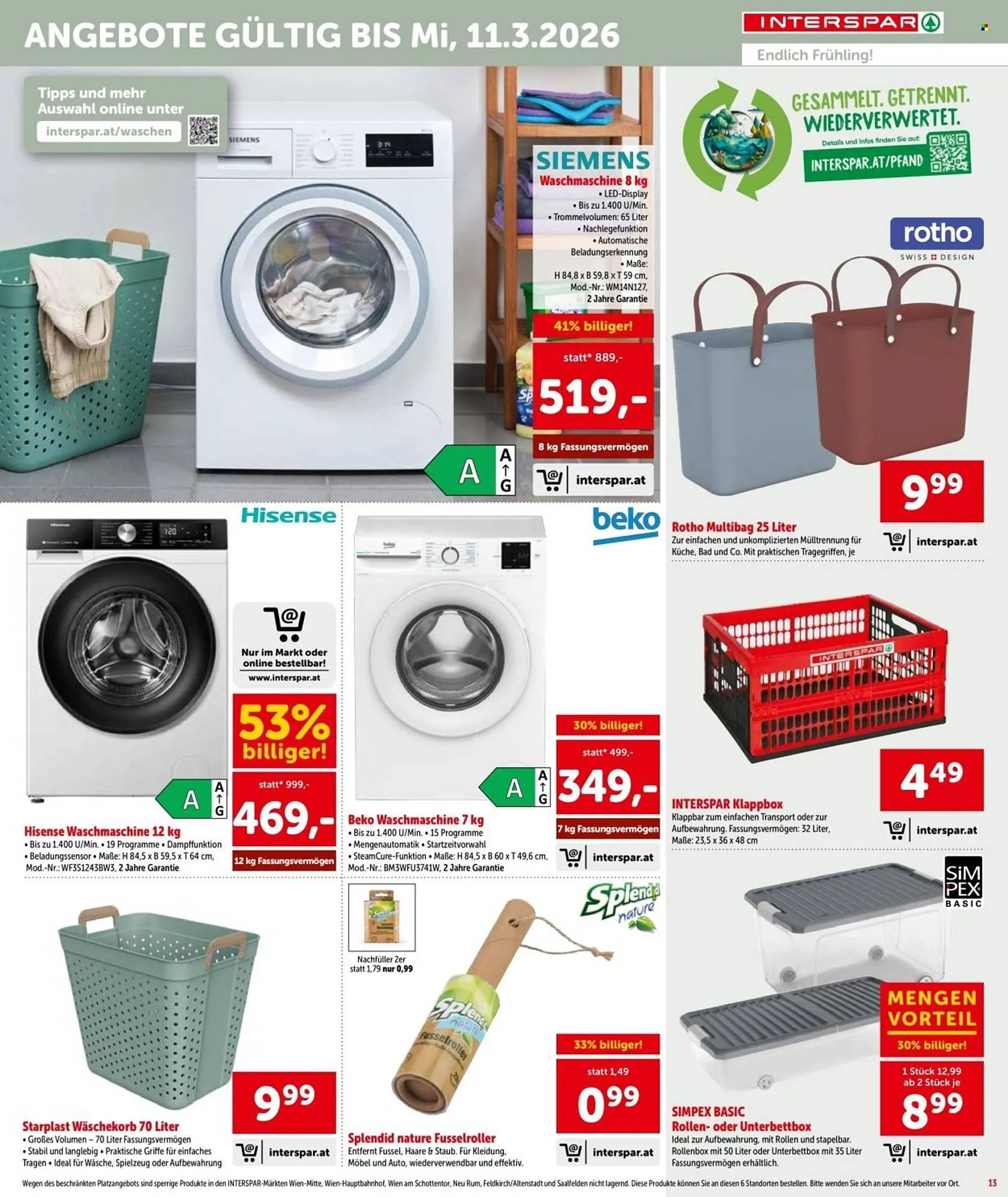 Interspar Flugblatt von 19. Februar bis 25. Februar 2026 - Flugblätt seite  13