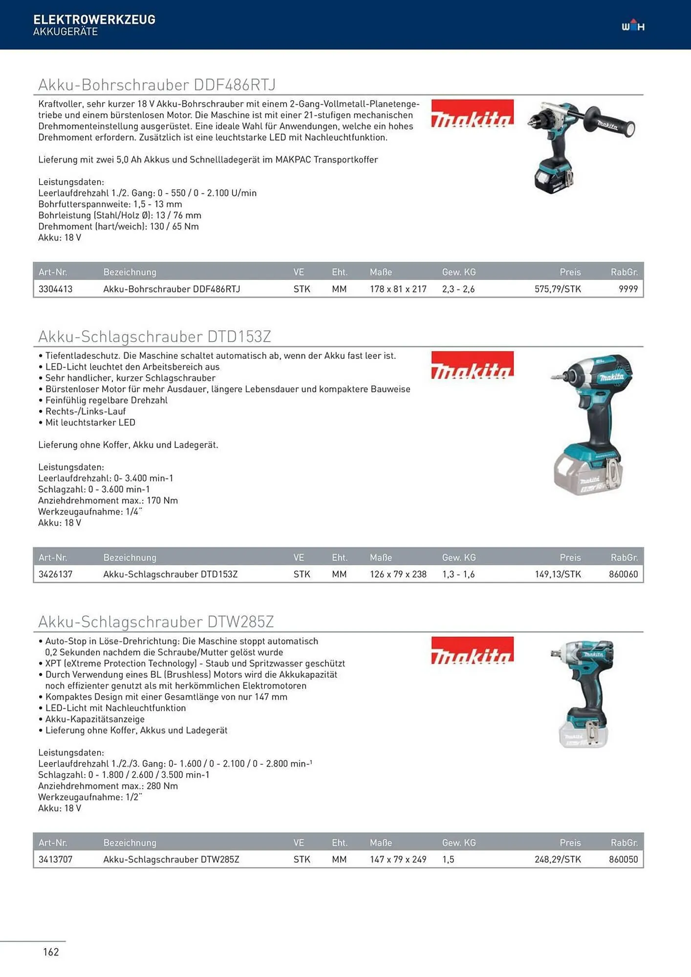 Würth Flugblatt von 22. Februar bis 31. Dezember 2024 - Flugblätt seite  162