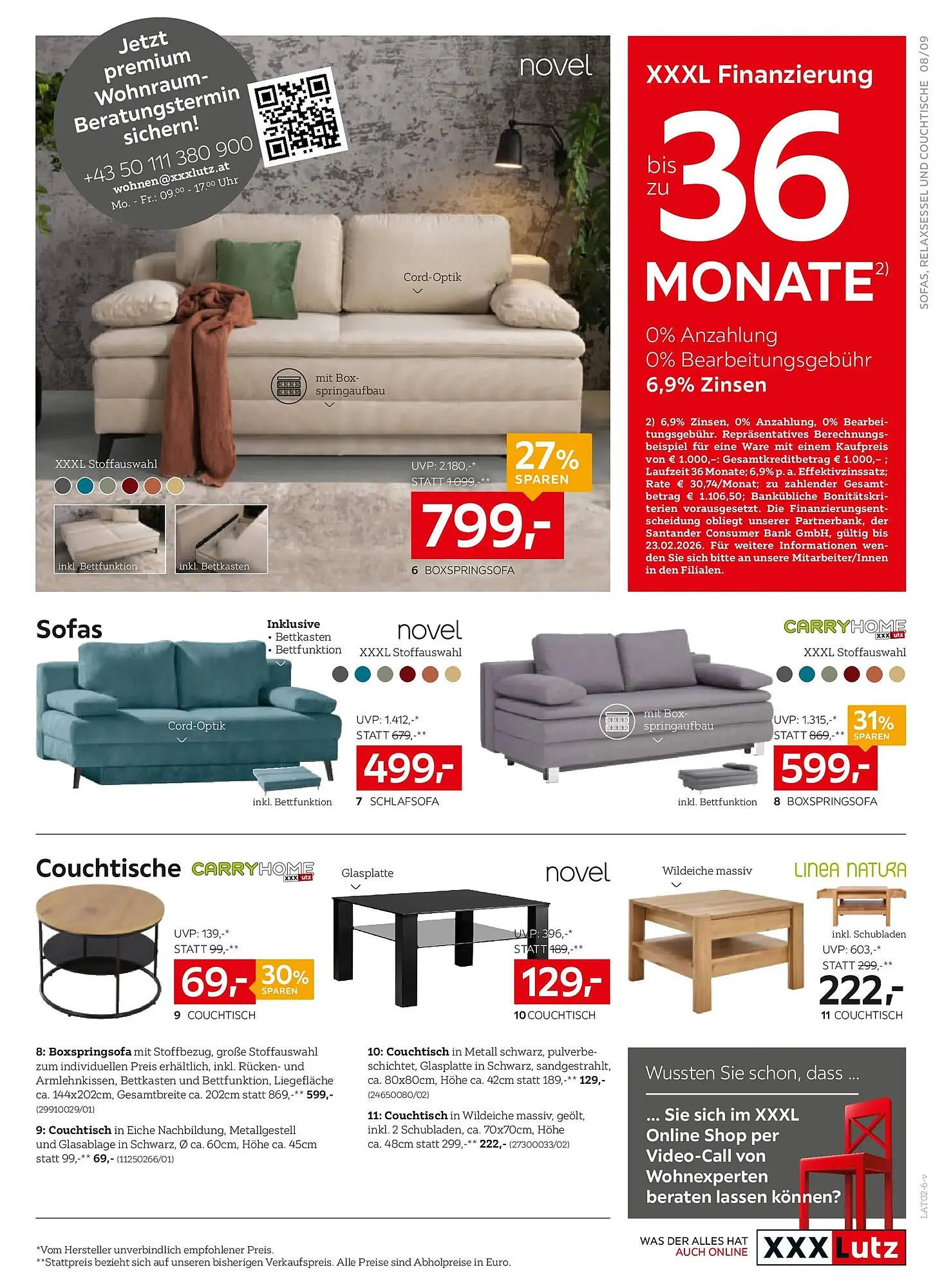 XXXLutz Prospekt von 18. Februar bis 24. Februar 2026 - Flugblätt seite  9