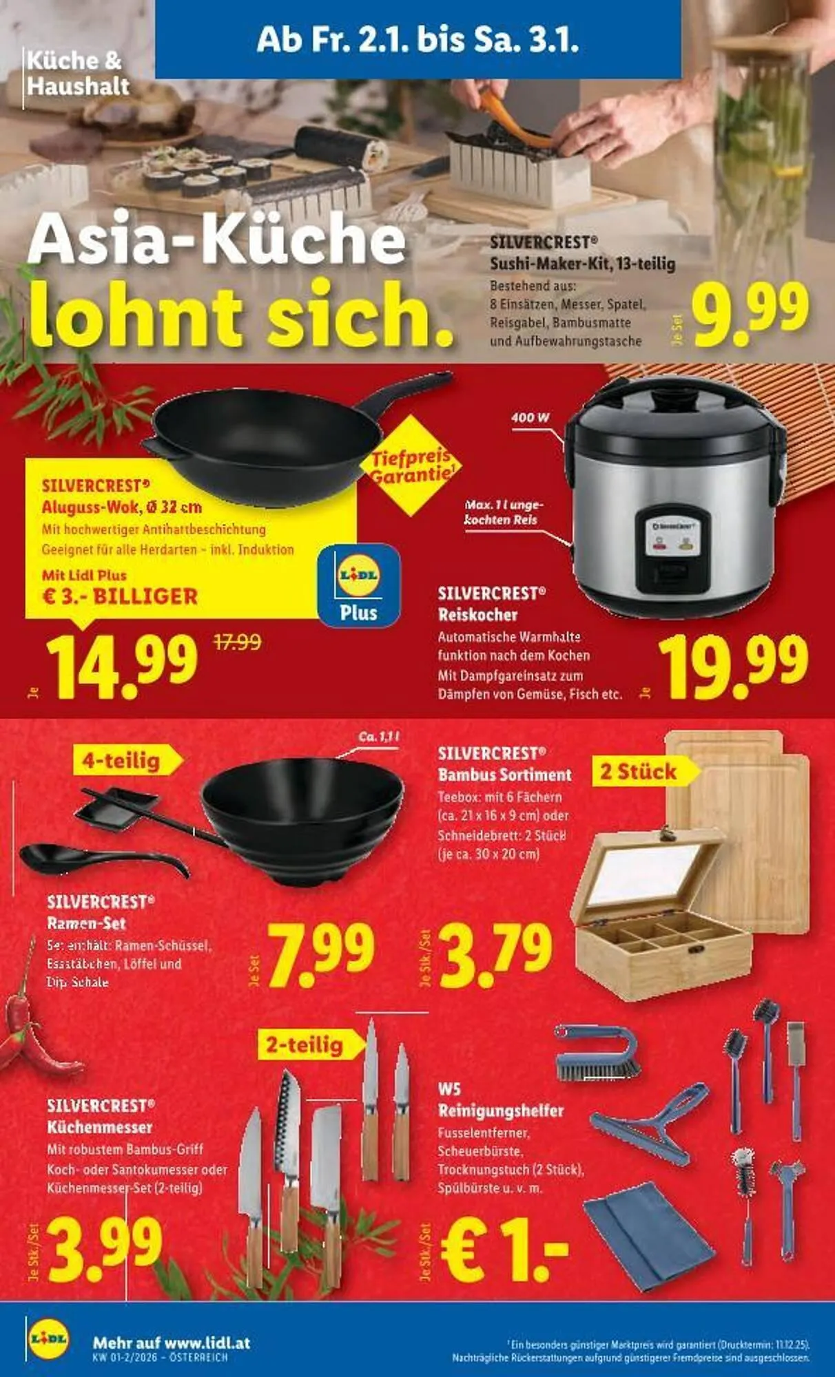 Lidl Flugblatt von 2. Jänner bis 7. Jänner 2026 - Flugblätt seite  17
