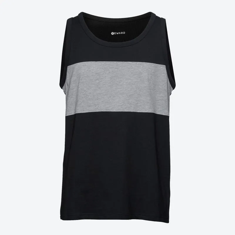 Herren-Muskelshirt mit Colourblock-Design