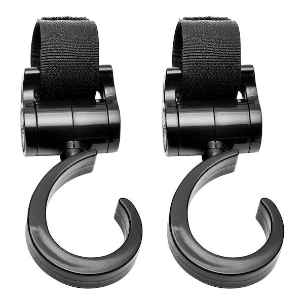 Drehbare Befestigungshaken für Kinderwagen & Buggy