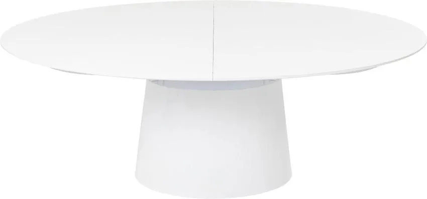 Ausziehtisch Benvenuto Weiß 200(50)x110cm