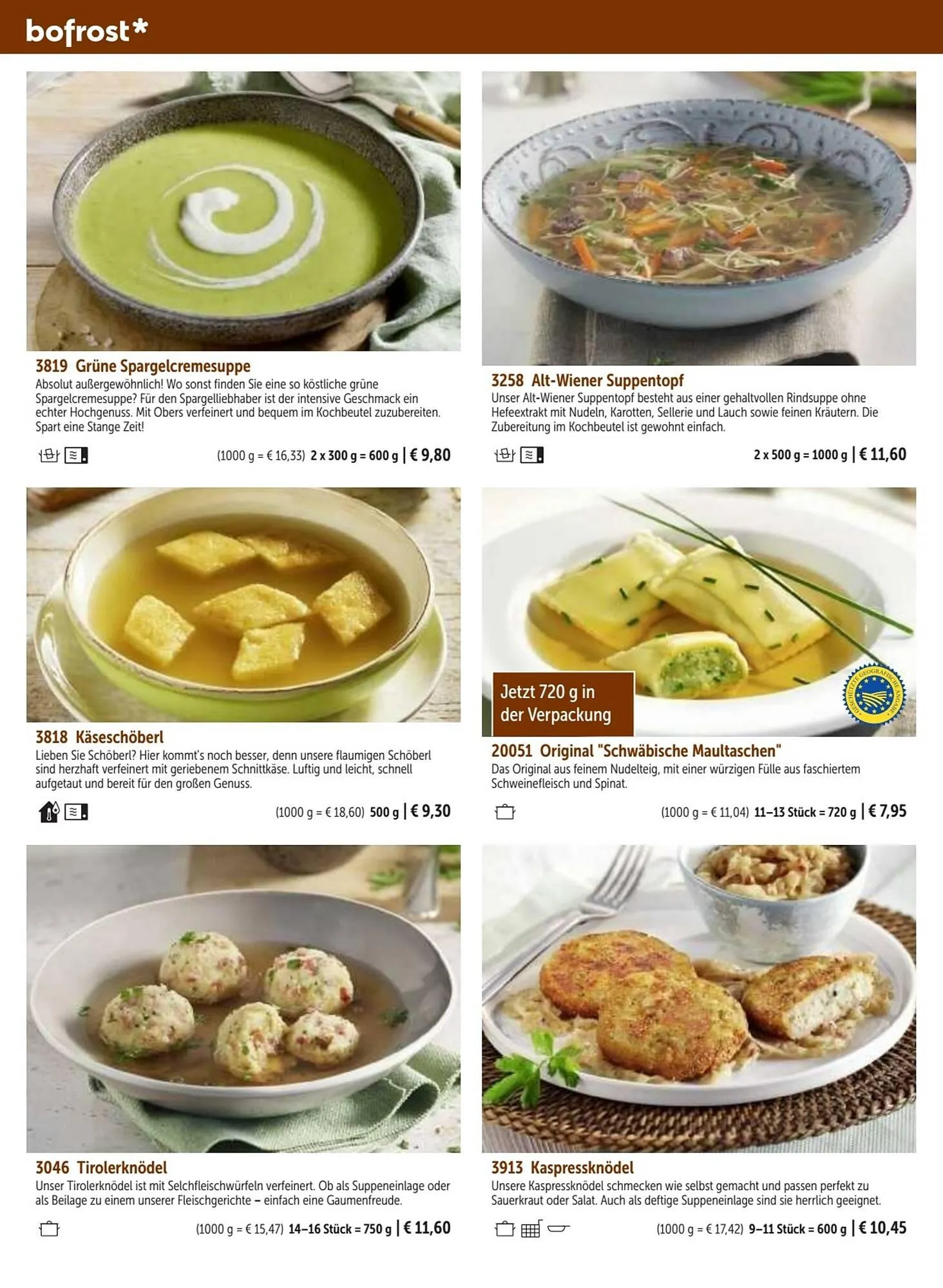 Bofrost Flugblatt von 1. März bis 31. August 2023 - Flugblätt seite  110