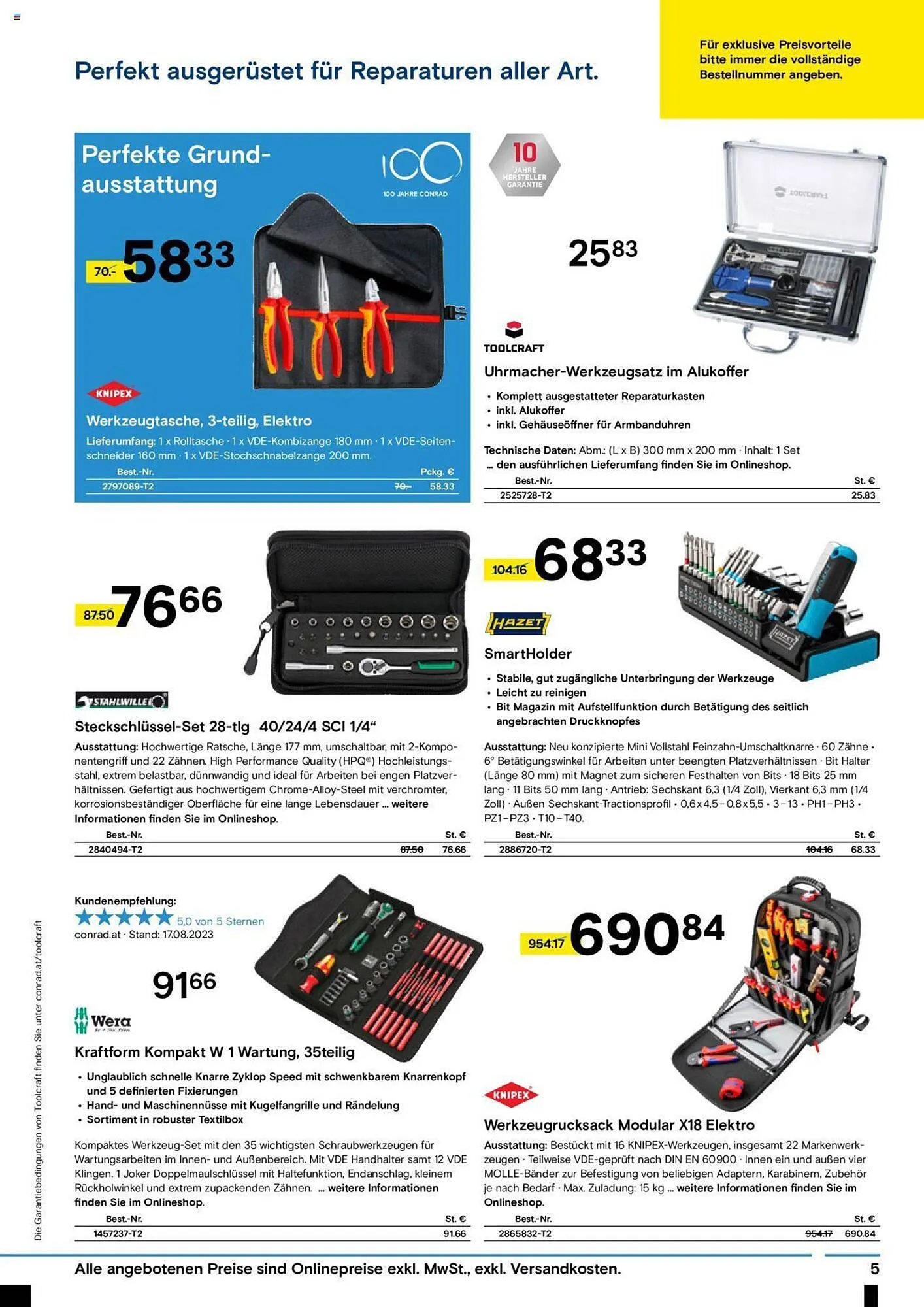 Conrad Flugblatt von 4. September bis 22. Oktober 2023 - Flugblätt seite 7