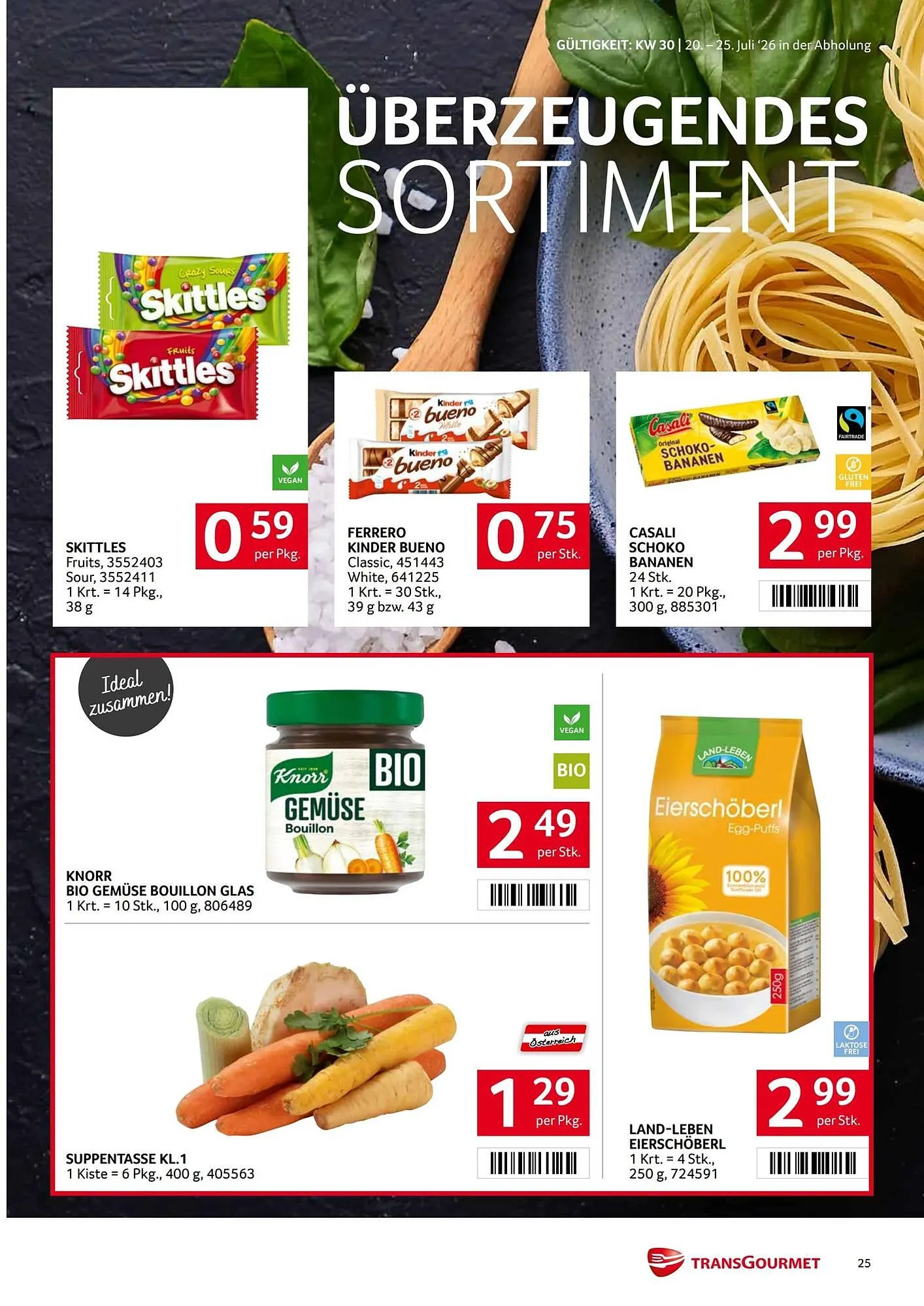 Transgourmet Flugblatt von 20. Juli bis 25. Juli 2026 - Flugblätt seite 24