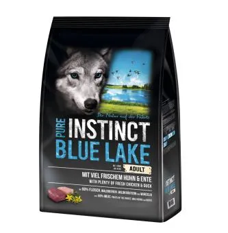 PURE INSTINCT BLUE LAKE mit Huhn, Ente für Hunde 4 kg