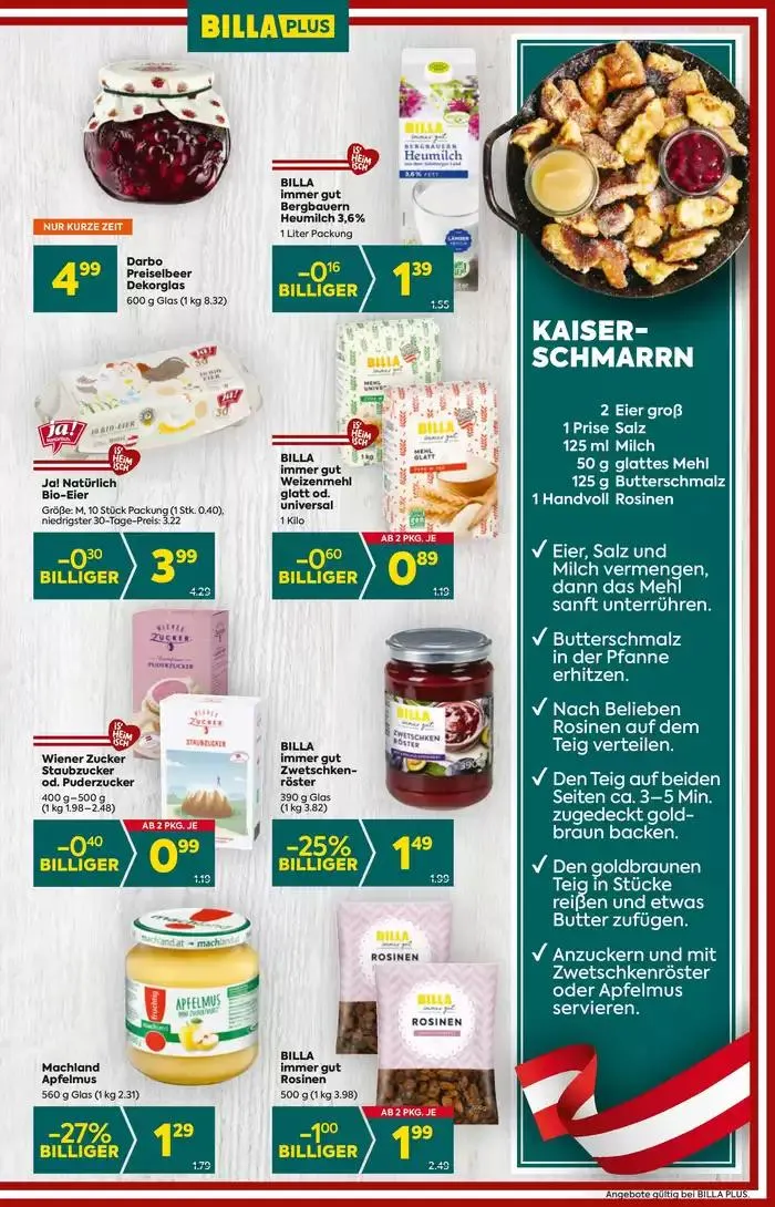 Vorschau BILLA PLUS Wien KW43 von 22. Oktober bis 5. November 2024 - Flugblätt seite 9