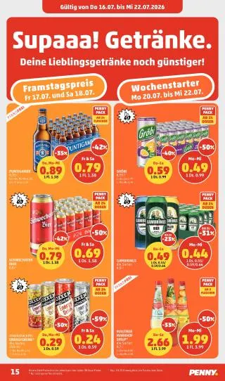 PENNY Flugblatt von 16. Juli bis 22. Juli 2026 - Flugblätt seite  15