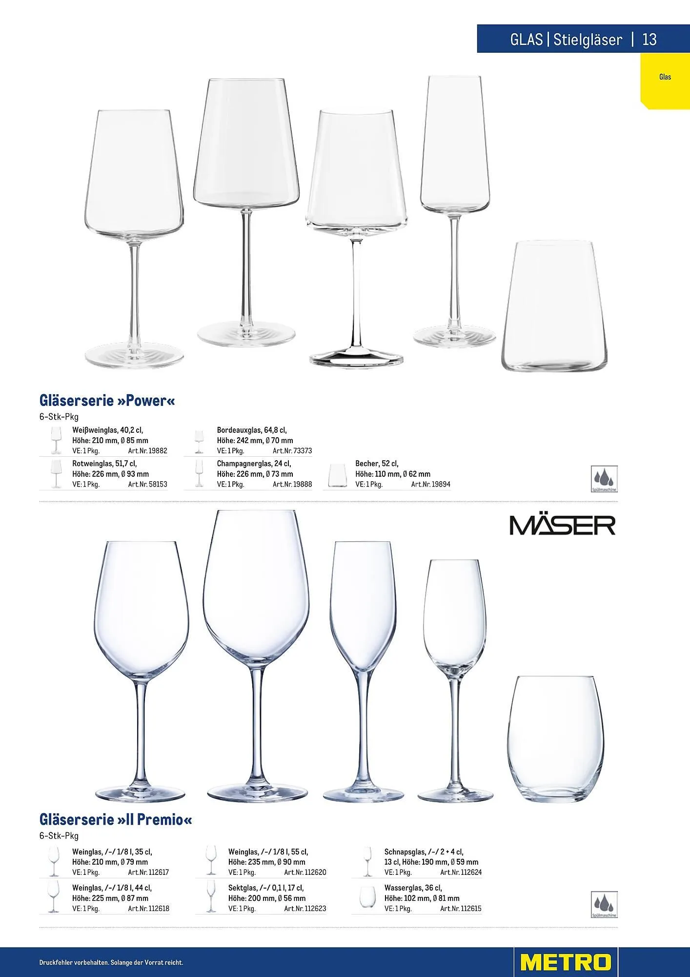 Metro Flugblatt von 25. März bis 31. Dezember 2026 - Flugblätt seite  13