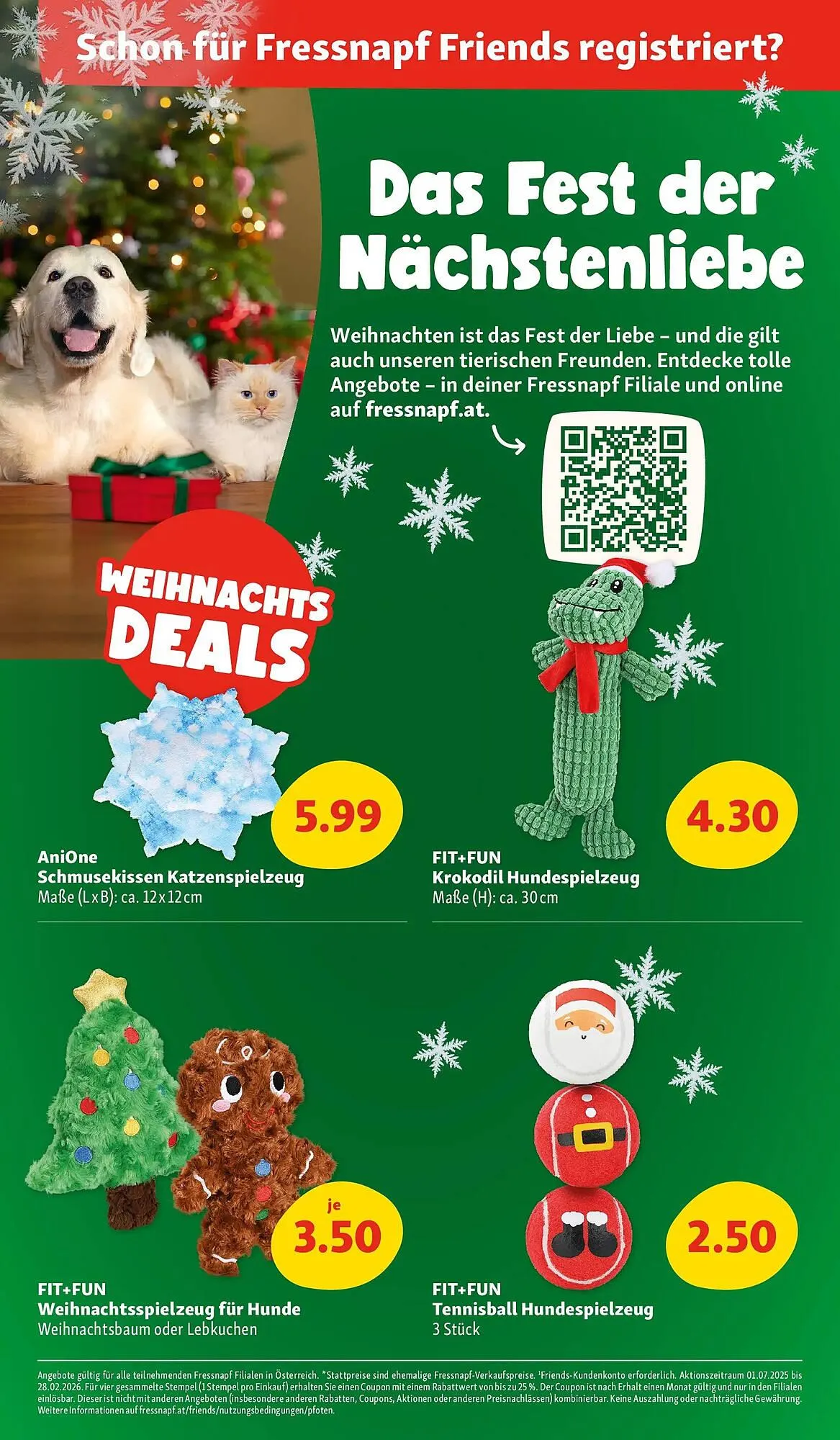 Fressnapf Flugblatt von 2. Dezember bis 6. Dezember 2025 - Flugblätt seite  2