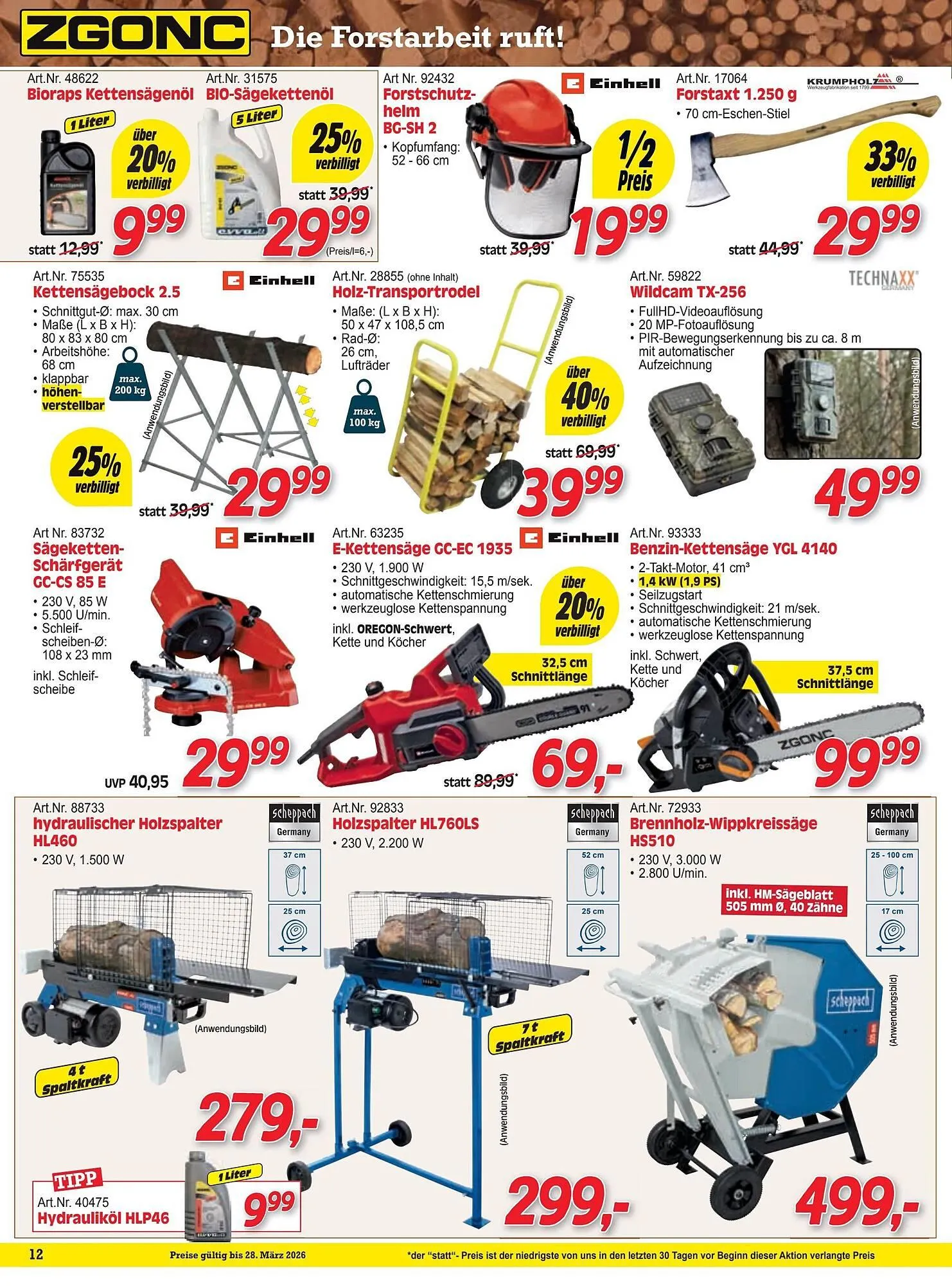 Zgonc Flugblatt von 1. März bis 28. März 2026 - Flugblätt seite  12