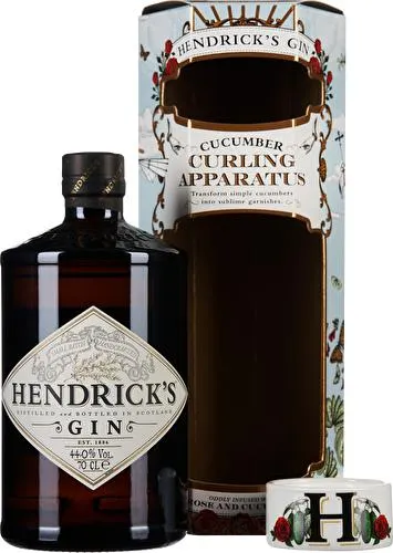Gin inkl. Cucumber Curler 0,7 Liter im Geschenkkarton