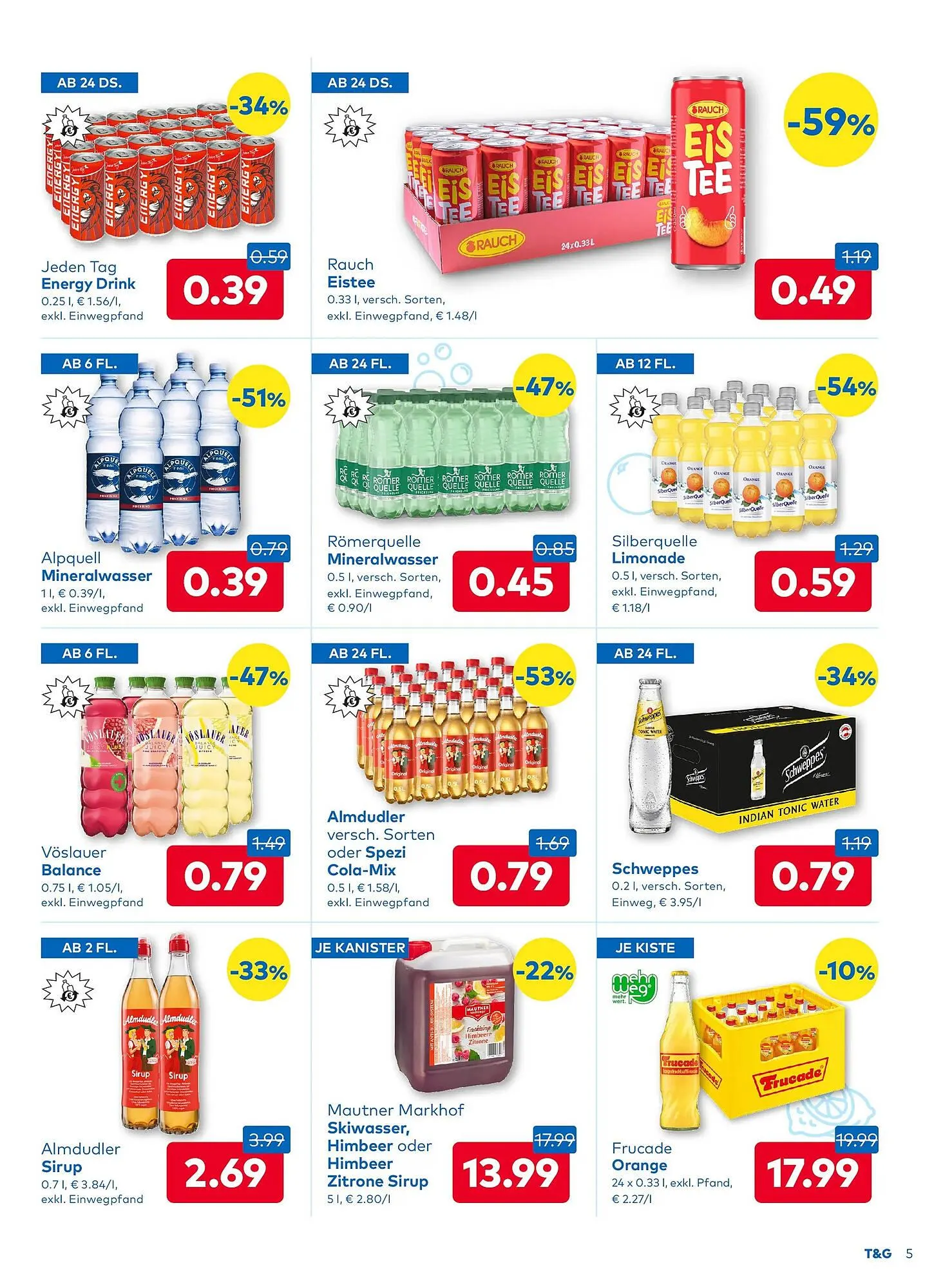 T&G Flugblatt von 15. Jänner bis 28. Jänner 2026 - Flugblätt seite  5