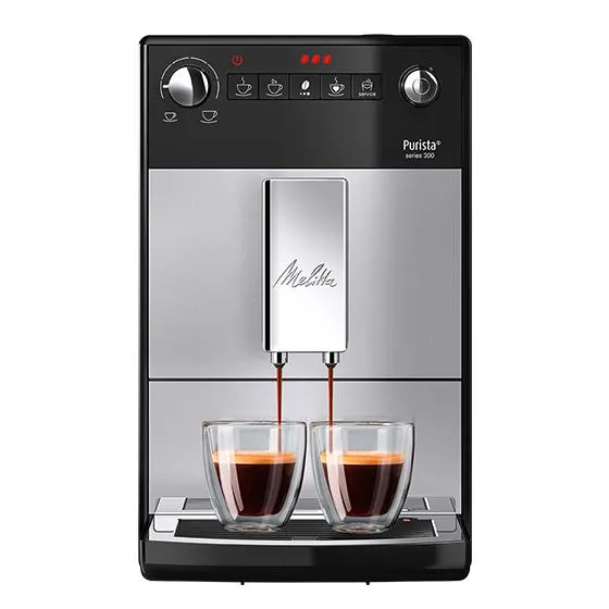 Purista® series 300 Kaffeevollautomat, schwarz-silber