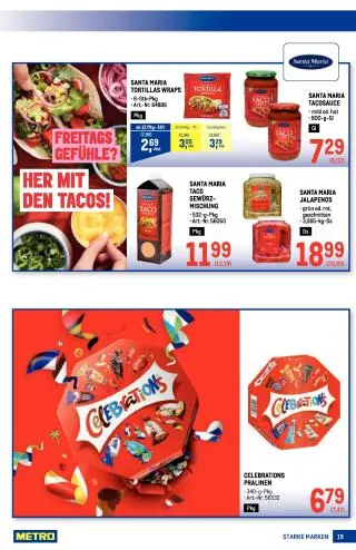 METRO Flugblatt Food - Starke Marken von 17. September bis 30. September 2026 - Flugblätt seite  19