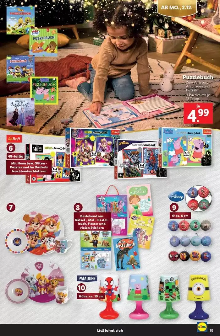 Sonderflyer Spielwarenkatalog von 4. November bis 14. Dezember 2024 - Flugblätt seite 19