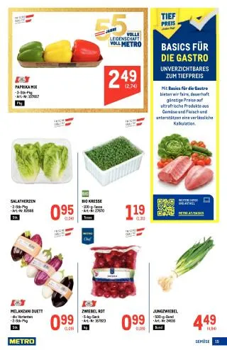 METRO Flugblatt - Metro profi von 20. August bis 2. September 2026 - Flugblätt seite  15