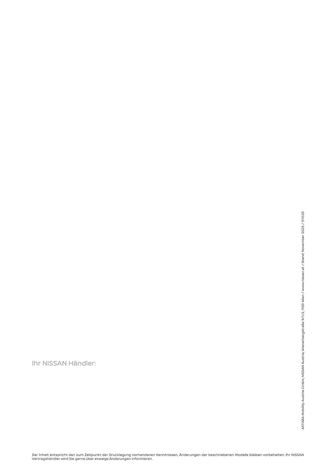 Nissan Flugblatt von 1. Dezember bis 6. Juli 2026 - Flugblätt seite  12