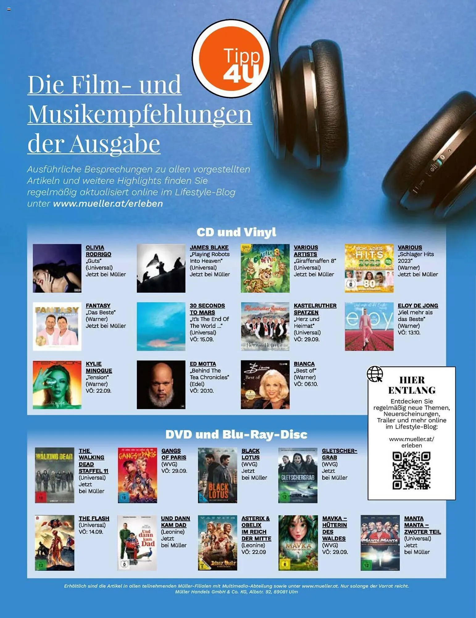 Müller Flugblatt von 1. September bis 31. Oktober 2023 - Flugblätt seite  52