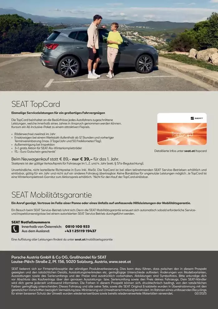 Seat Ateca von 4. Februar bis 26. Jänner 2026 - Flugblätt seite 28