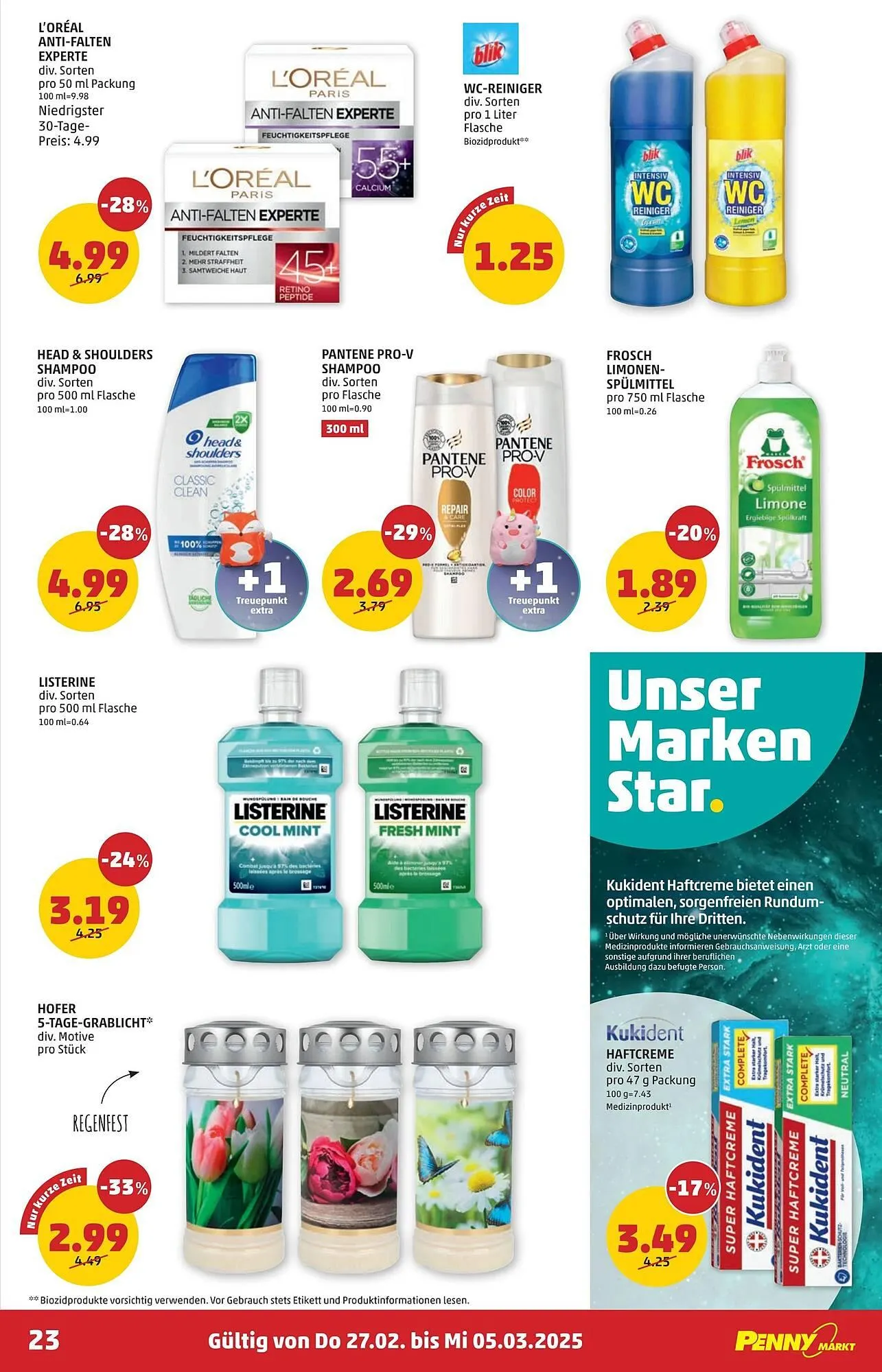 PENNY Flugblatt von 27. Februar bis 5. März 2025 - Flugblätt seite 23