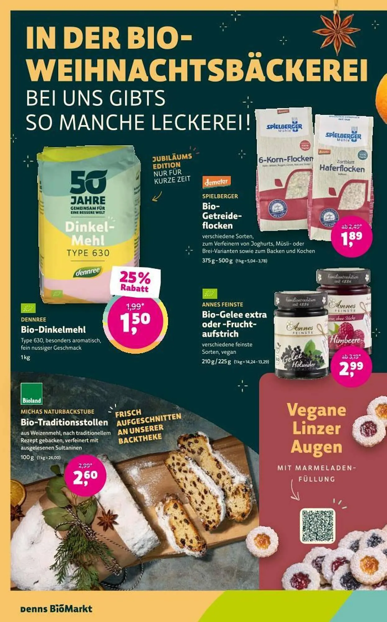 Denn's Biomarkt Flugblatt von 20. November bis 3. Dezember 2024 - Flugblätt seite 12