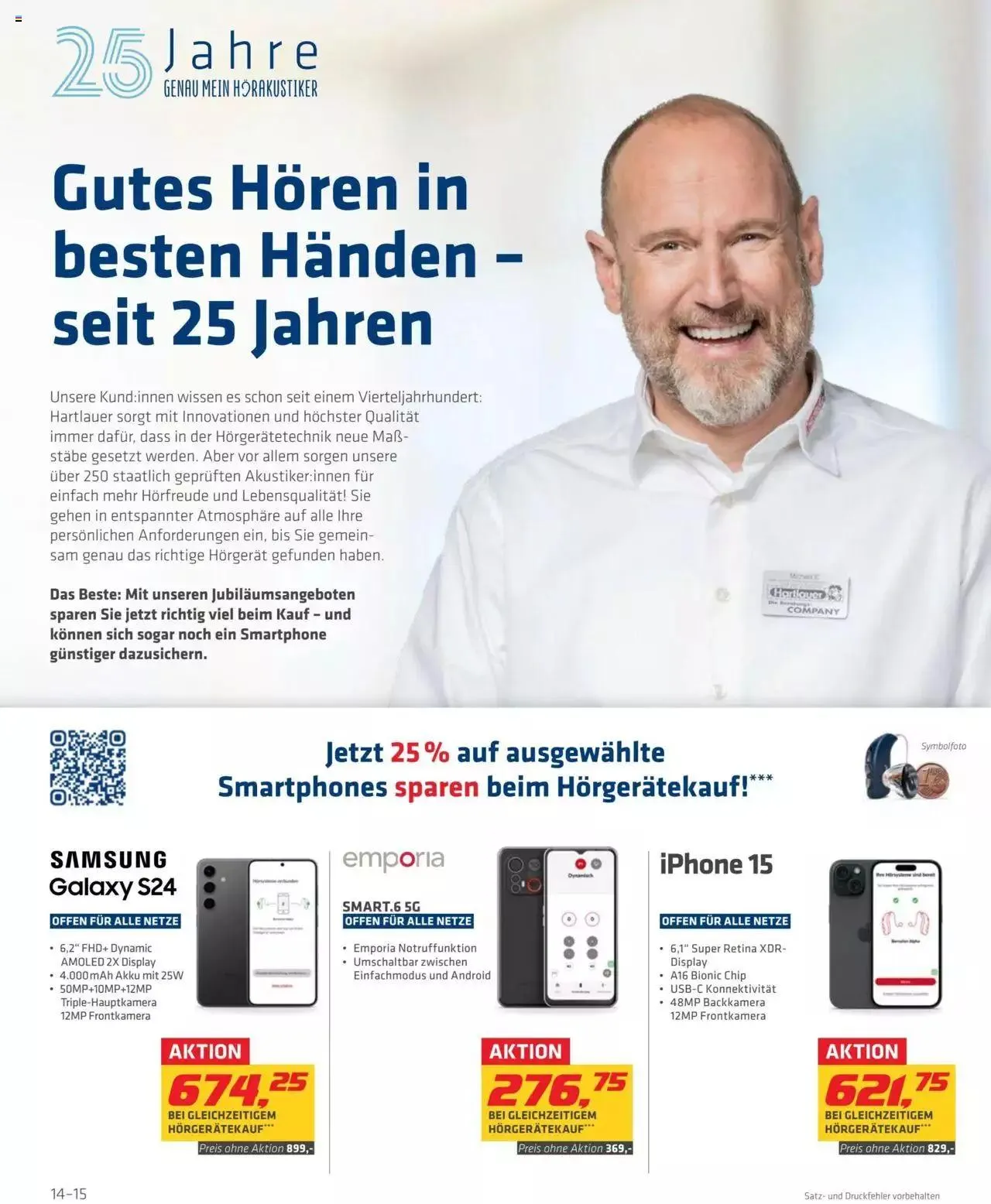 Hartlauer Optik von 7. Mai bis 31. Dezember 2024 - Flugblätt seite 14