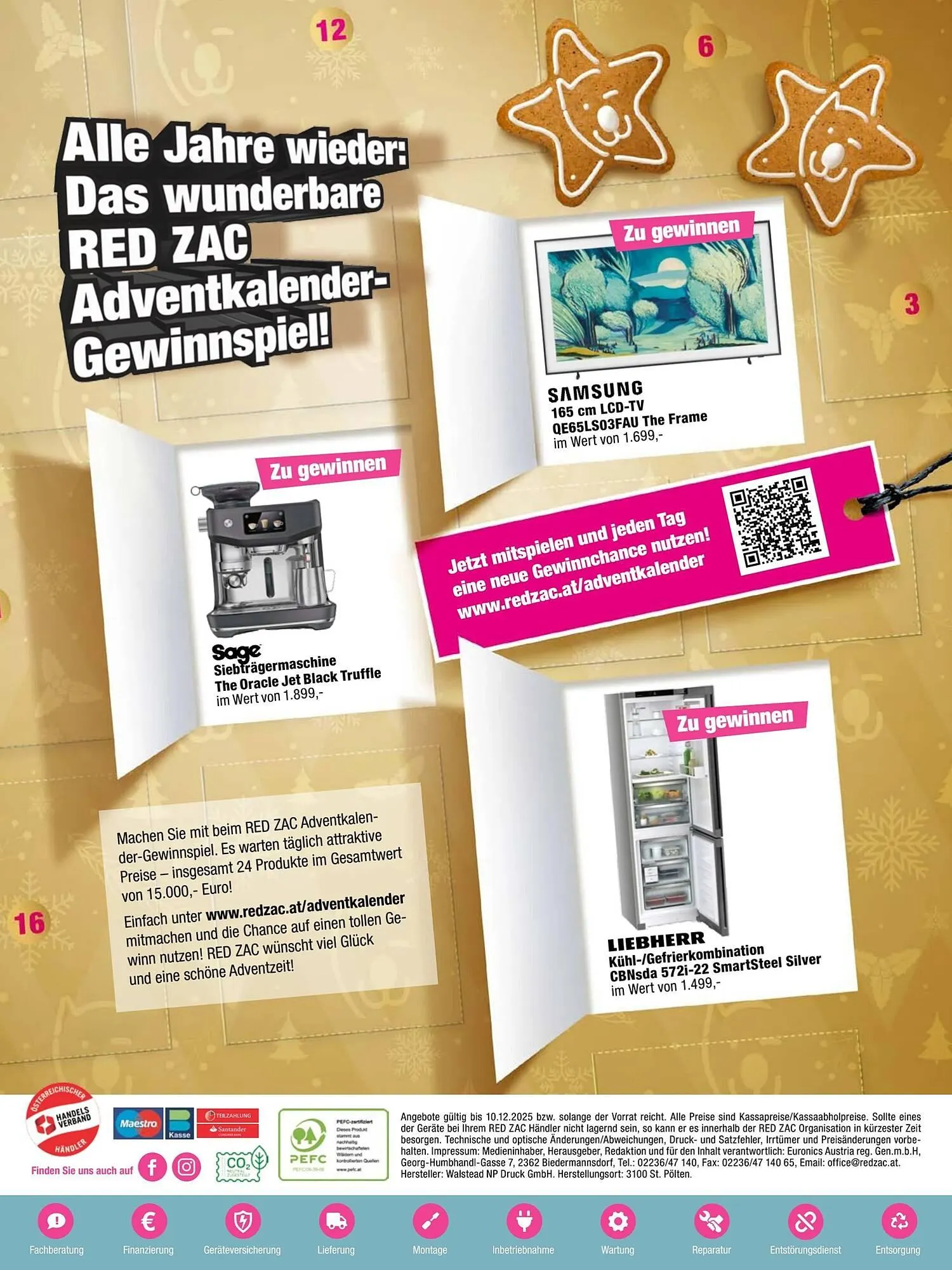 Red Zac Flugblatt von 23. November bis 11. Dezember 2025 - Flugblätt seite  23