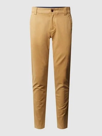 Slim Fit Chino mit Stretch-Anteil Modell 'Scanton' in beige