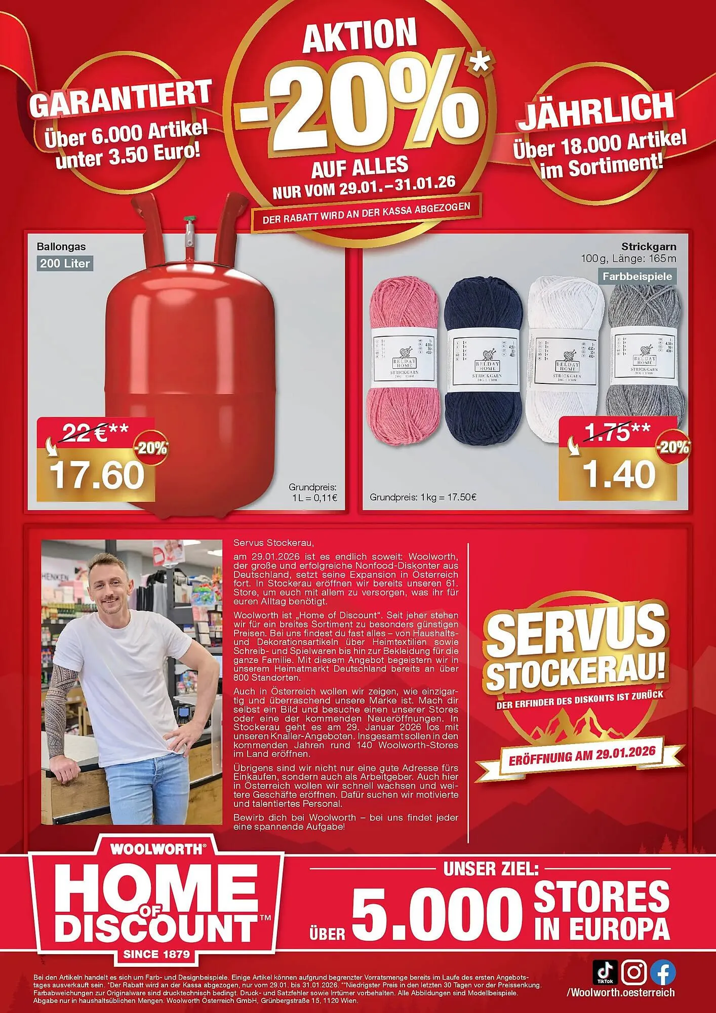 Woolworth Prospekt von 29. Jänner bis 31. Jänner 2026 - Flugblätt seite  8