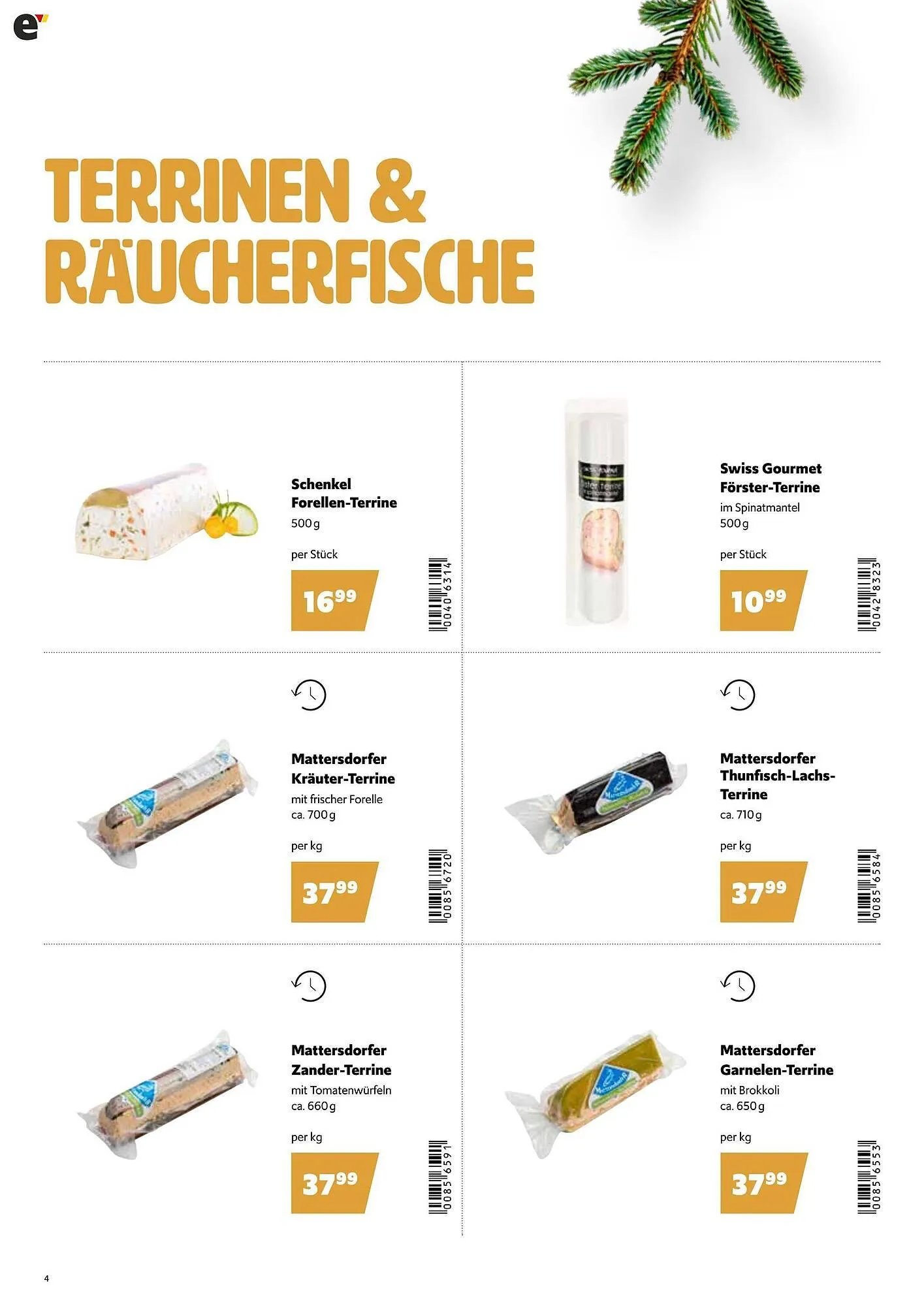 Eurogast Grissemann Flugblatt von 1. Dezember bis 31. Dezember 2025 - Flugblätt seite 4