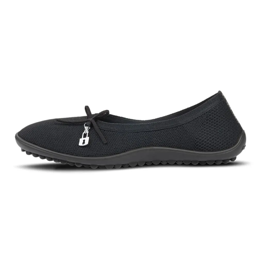 Leguano Barfußschuh »LADY LOOP«, Ballerina, Slipper, Bequemschuh mit süßer Zierschleife