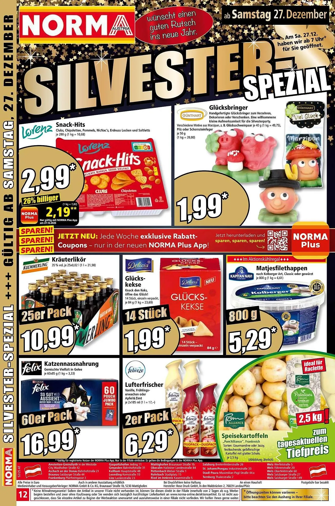 Norma Prospekt von 22. Dezember bis 28. Dezember 2025 - Flugblätt seite  12