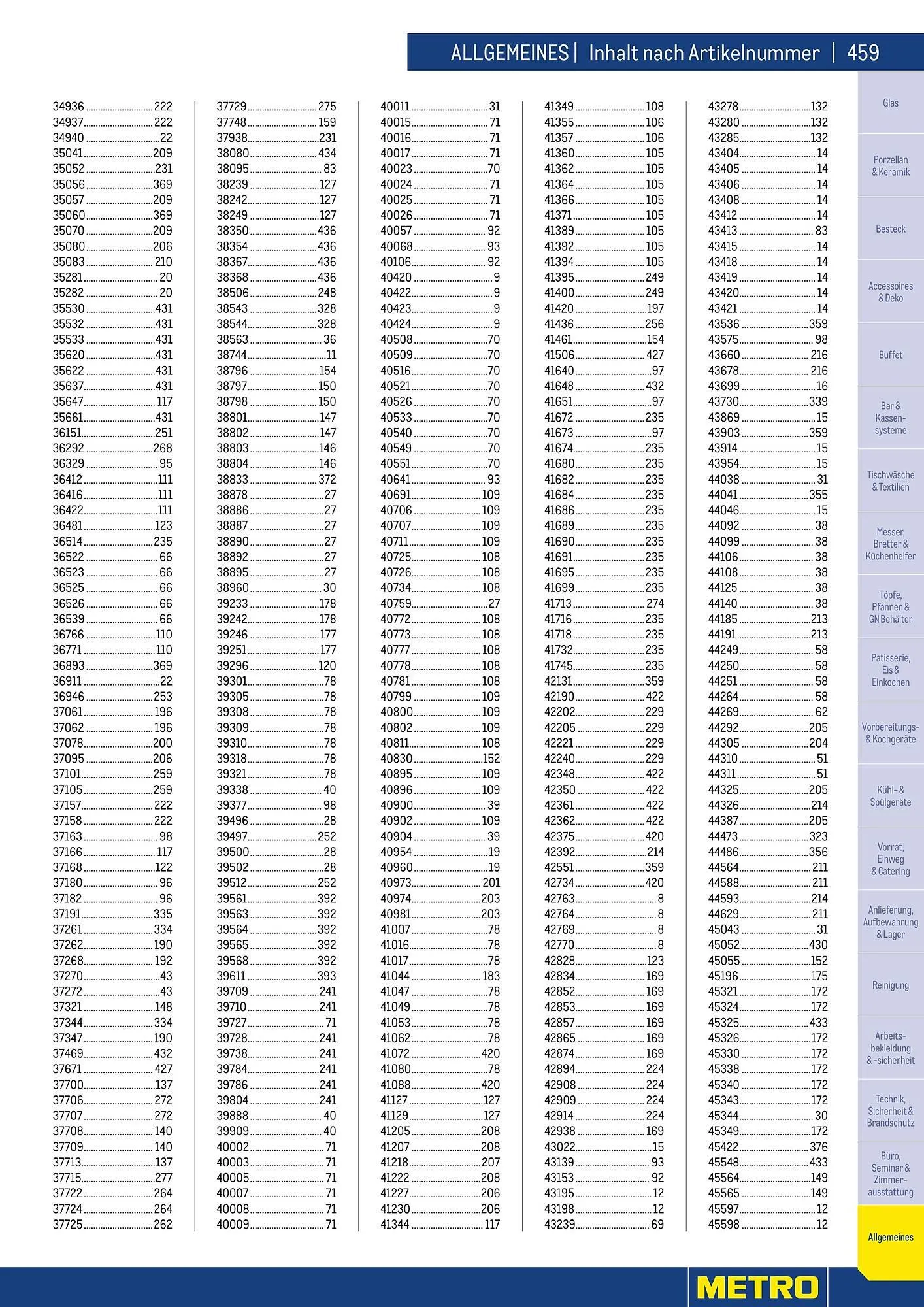 Metro Flugblatt von 25. März bis 31. Dezember 2026 - Flugblätt seite  459