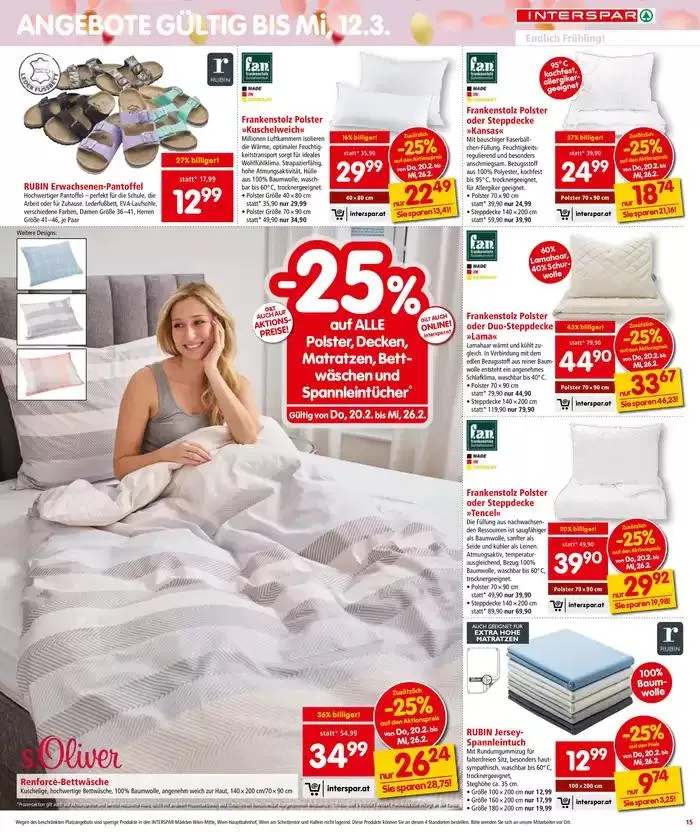 Interspar flugblatt von 19. Februar bis 5. März 2025 - Flugblätt seite 15