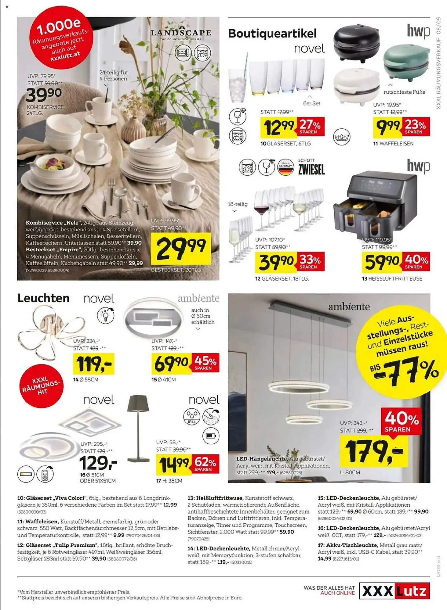 XXXLutz Prospekt von 13. Jänner bis 20. Jänner 2026 - Flugblätt seite  9